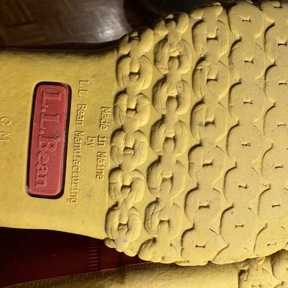 Limited Edition Red Leather LL Bean Boots Size 7 Womens - Picture 5 of 7